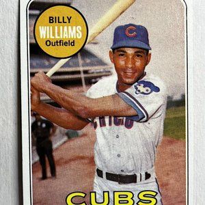 1969 Topps #450 Billy Williams Chicago Cubs  MLB Baseball Card Awesome NRMT